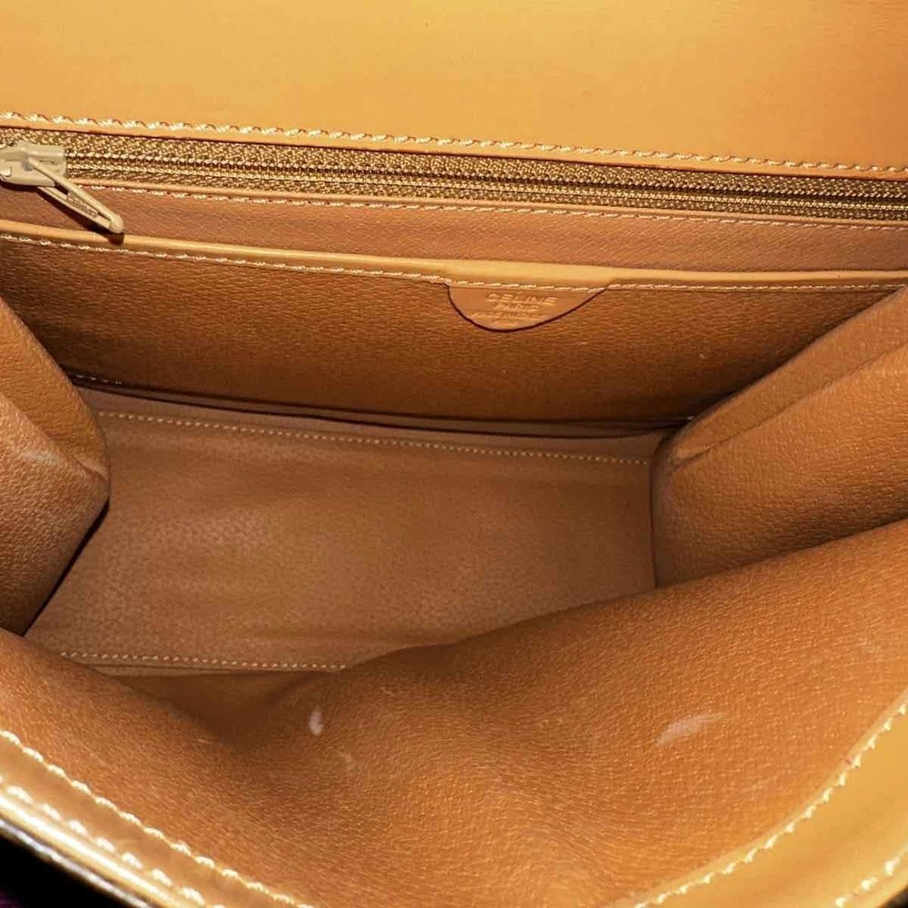 Celine Turnlock Macadam Pattern Brown - image 6